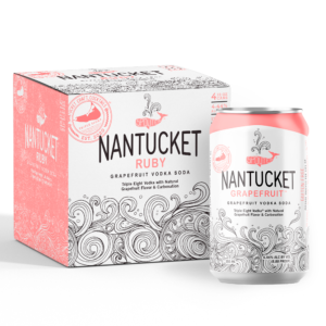 Triple Eight Nantucket Ruby Grapefruit Vodka Soda