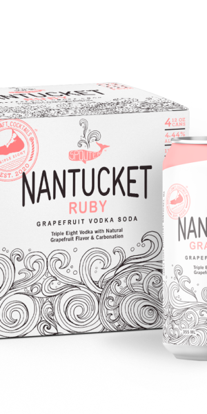 Triple Eight Nantucket Ruby Grapefruit Vodka Soda
